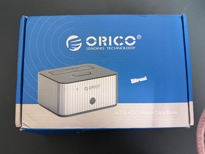 ORICO M.2 Hard Drive Docking Station 10Gbps for NVMe/SATA to Docking Station New