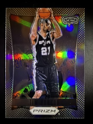 2012-13 Panini Prizm - Tim Duncan #101 Silver Prizm - RARE HOLO    