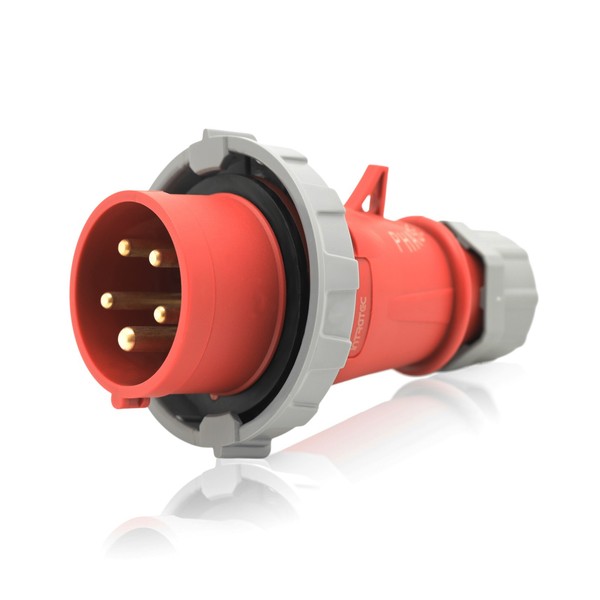 Cee-Starkstrom-Phasenwandler 16A 400V 6H IP67, 5-Polig (3P+N+E): IEC-60309-image
