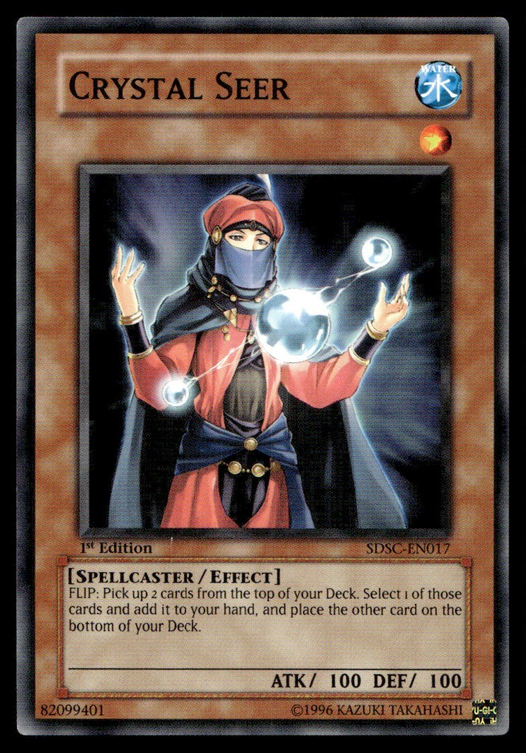 Crystal Seer Structure Deck: Spellcaster's Command SDSC-EN017 MP YuGiOh TCG
