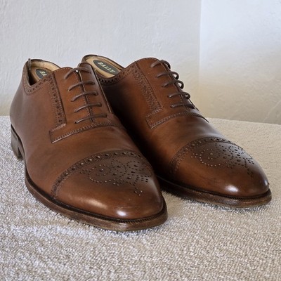 BALLY OF SWITZERLAND ''Piemonte'' Men's Sz 7.5 Oxfords Dress Shoes Plus-Shoetrees