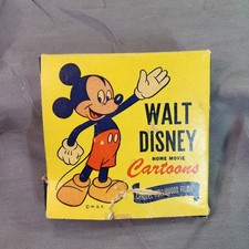 Vintage Walt Disney Home Movie Cartoons 8mm Film W/Original Box 1950s