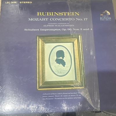 Artur Rubinstein Mozart Concerto No. 17/Schubert Impromptus Stereo LSC-2636