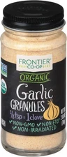 (Free Duty Tax) Frontier Herb Organic Garlic Granules, 2.7 oz