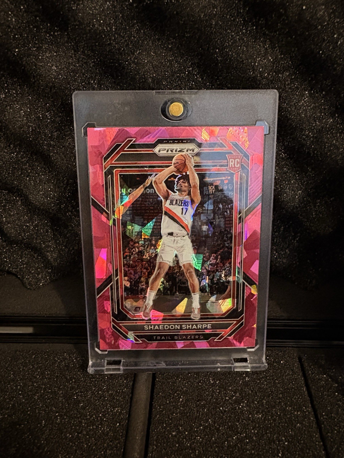 2022-23 Panini Prizm - Shaedon Sharpe #250 Pink Ice Prizm (RC)