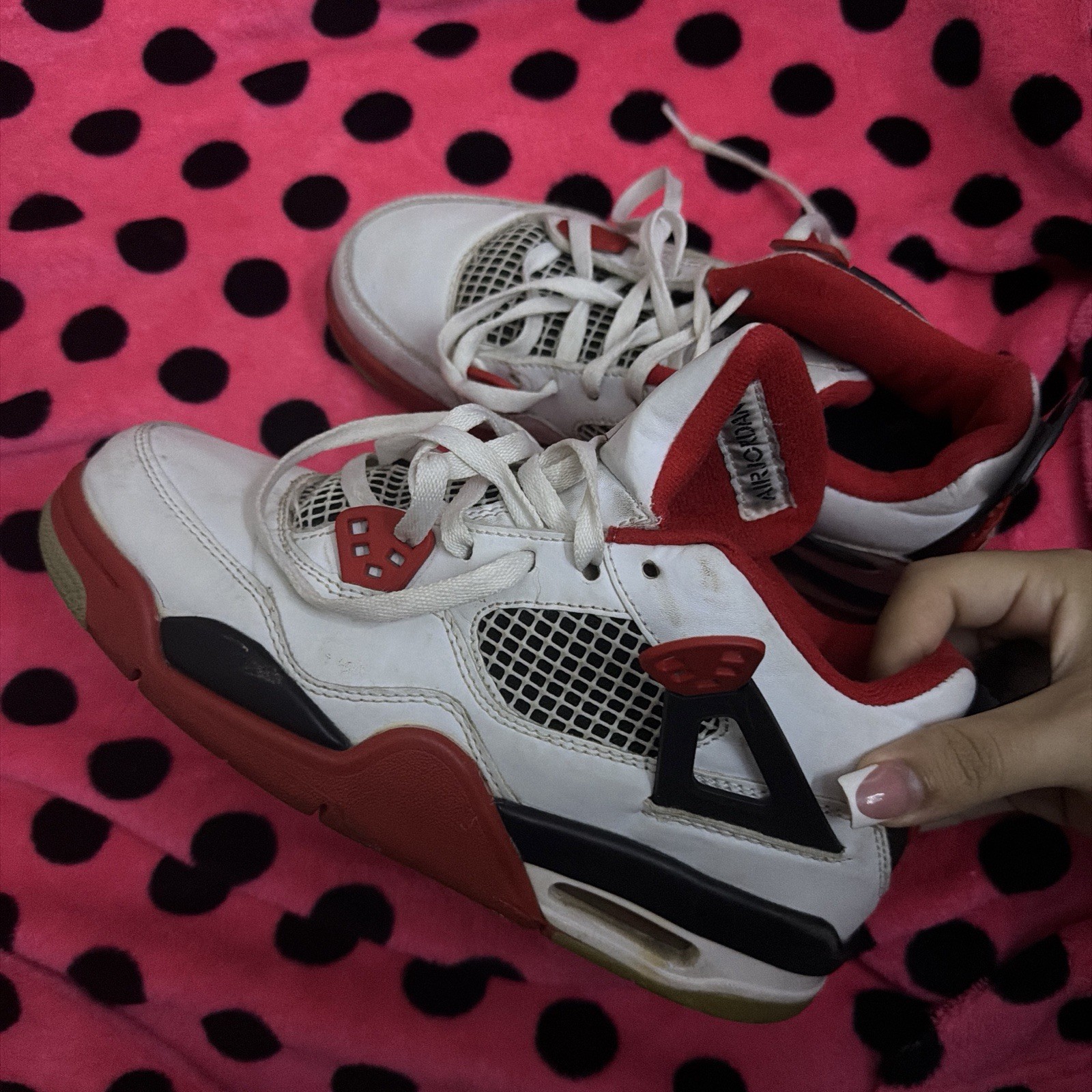 White Red Black Us Size 8