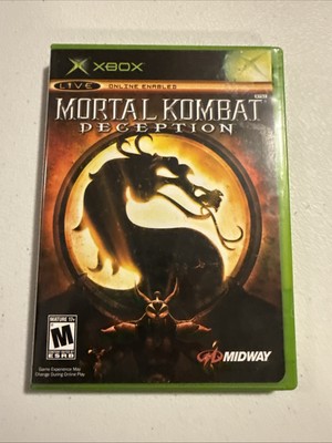 Mortal Kombat Deception Online Enabled Microsoft Original Xbox 2004 Complete CIB