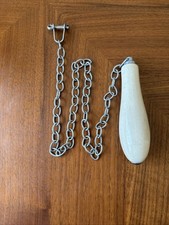 Vintage Wooden Toilet Flush Puller 70cm