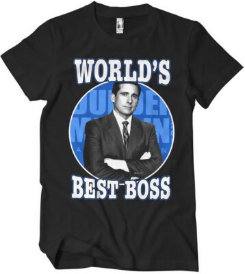 The Office World's Best Boss T-Shirt Black