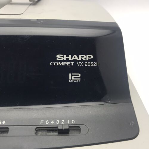 Sharp Compet VX-2652H 12 Digit Adding Machine with Printing Tape Option - Picture 2 of 4