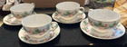 Set Of  4 Vintage Tea  Cups And Saucers  Marked CMC Occupied Japan — photo 1