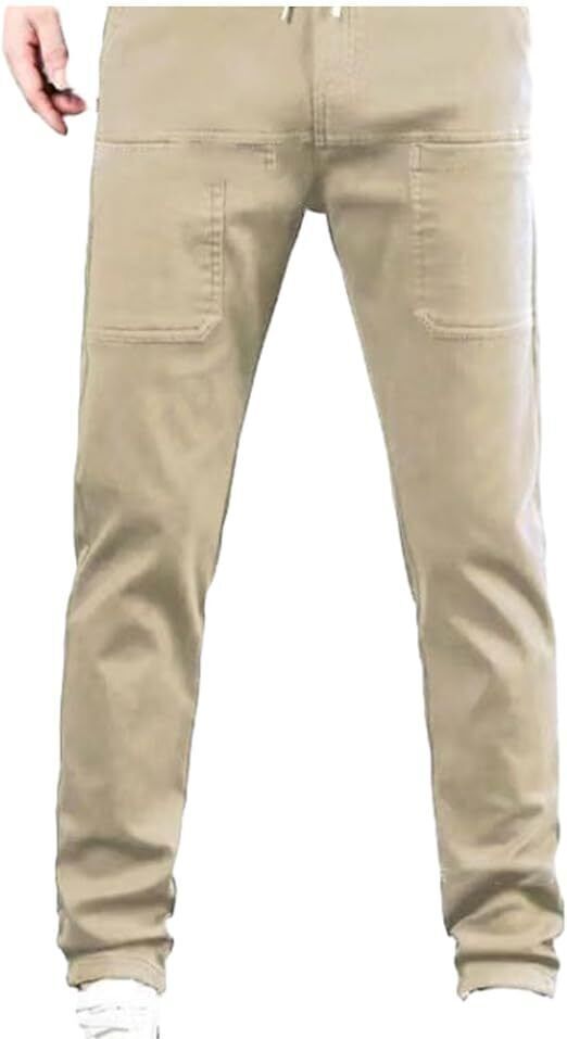 Men's High Stretch Multi-Pocket Cargo Pants, Multipants - High Stretch Pants