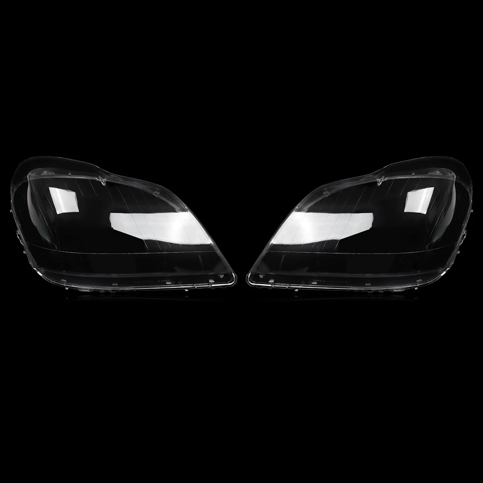 For 2007-2012 Mercedes-Benz GL-Class X164 GL500 GL450 Pair Headlight Lens Cover - Изображение 3 из 4