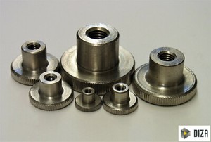 Écrous Moletés DIN 466 En Inox A1 - Filetages M2 à M10 - Neuf - Marque DIZA