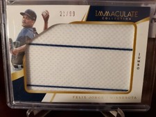2018 Immaculate Collection Immaculate Jumbo #25 Felix Jorge 21/99