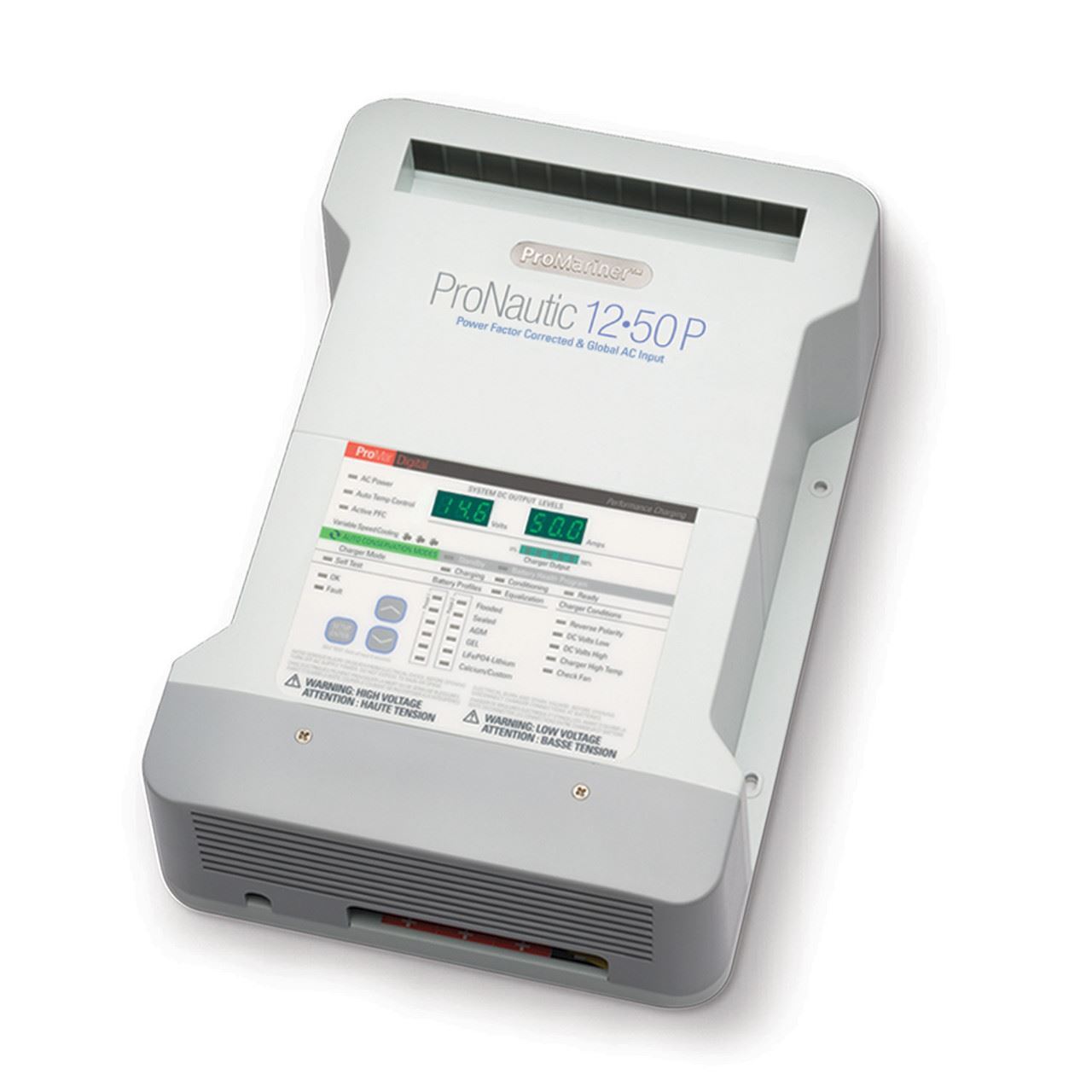 PROMARINER PRONAUTIC 1250P 50 AMP 3 BANK BATTERY CHARGER 63150