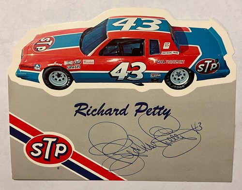 1982 Richard Petty STP Pontiac Grand Prix NASCAR Winston Cup signierte Heldenkarte