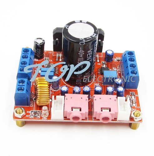 Tablero Del Amplificador De Potencia Del Audio Para El Automóvil TDA7850 4x 50W Con BA3121 Denoiser 12v Shamjiam