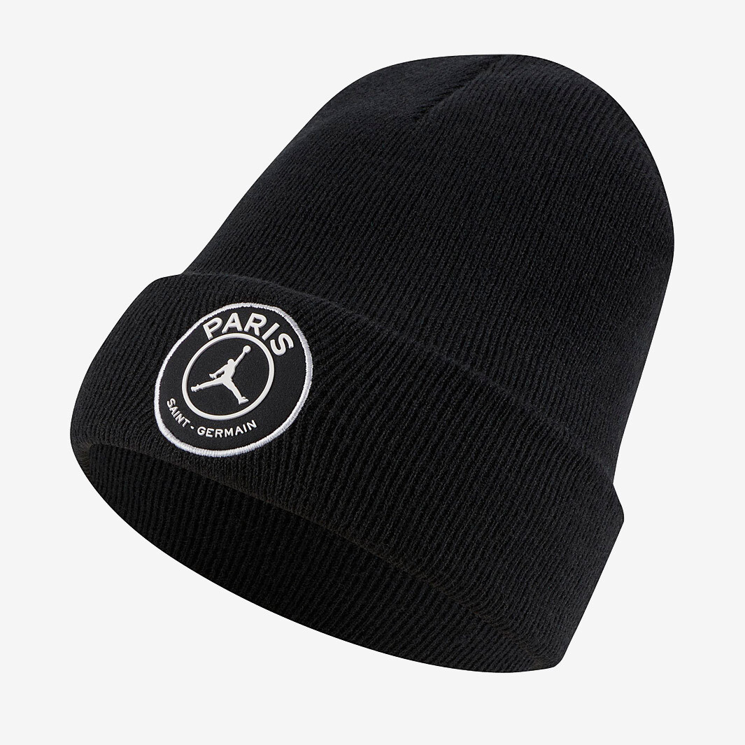 NIKE Air JORDAN PSG PARIS SAINT-GERMAIN Black Beanie Winter Hat