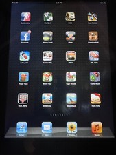 Original 2010 iPad LOADED with Classic Games even Upset Fowls 