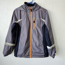 Boys London Fog Jacket Sz Large 14/16 Rain Snow Winter Hood Outdoors Hiking