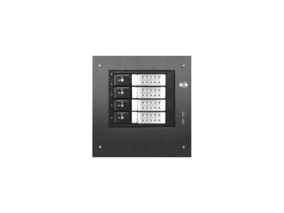 iStarUSA S-35-DE4SL Black Aluminum / Steel Tower Compact Stylish 4 x 3.5'' Hotswa