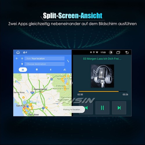 9" 64GB Android 14 Autoradio Navi Mercedes A/B Klasse Sprinter Viano VW Crafter - Bild 13 von 24