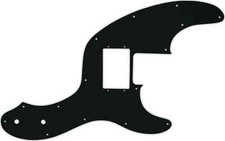 Battipenna personalizzato WD per basso Fender Telecaster con humbucker #01A acrilico nero