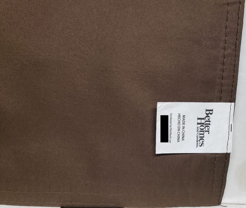 Set of 2 Same Fabric Placemats (13"x18") BROWN VERTICAL & HORIZONTAL LINES, BH&G - Picture 13 of 14