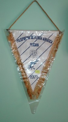 PENNANT * SILENT SPORTS POLIS ADRIATICA PESCARA 1971 * No.19