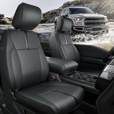 Full Set car seat Covers for Ford F150 2021 2022 2023 2024 2025, Waterproof P...
