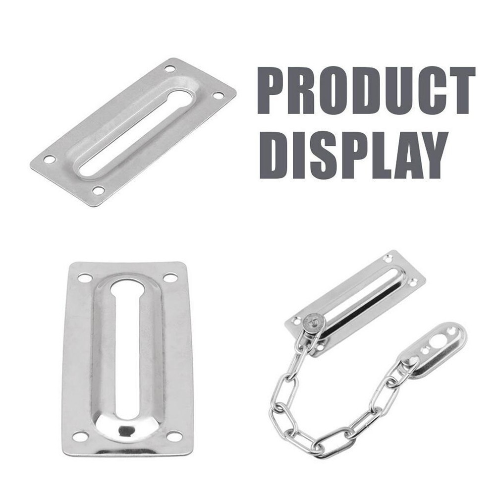 Easy to Install Door Chain Latch for Enhanced Home and Office Security