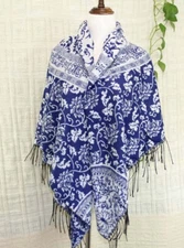 Fashion Square large 135CM Vintage Paisley plaid Cashmere Rugs Rugs Shawl 10