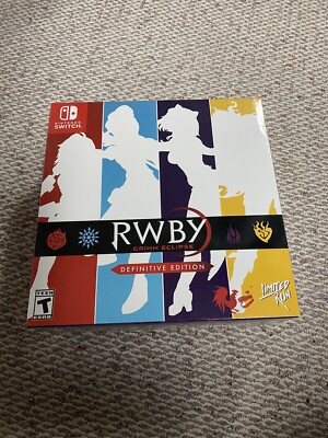 RWBY Grimm Eclipse Definitive Collector's Edition Nintendo Limited Run *NEW*