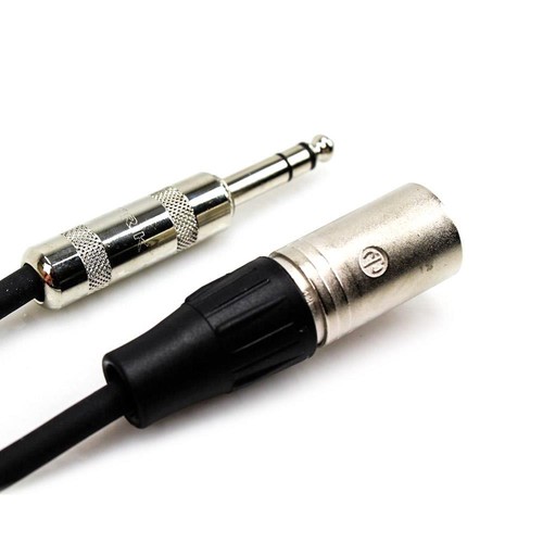 Pro Co Excellines BPBQXM-10 XLR Male to 1/4" TRS Balanced Cable, 10-Foot Cord - Picture 2 of 4