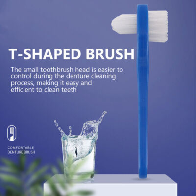  Teeth Clean Tool Denture Toothbrush Cleaning Device Solution