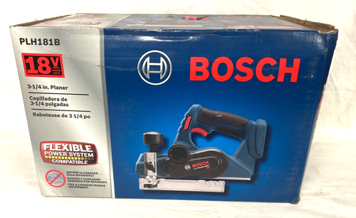 Bosch PLH181B 18V 3 1/4" Akku-Hobel (Neu in Einzelhandelsverpackung)