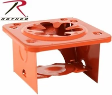 NIP Rothco 365 Orange Single Burner Portable Mini Camping Folding Stove cooking