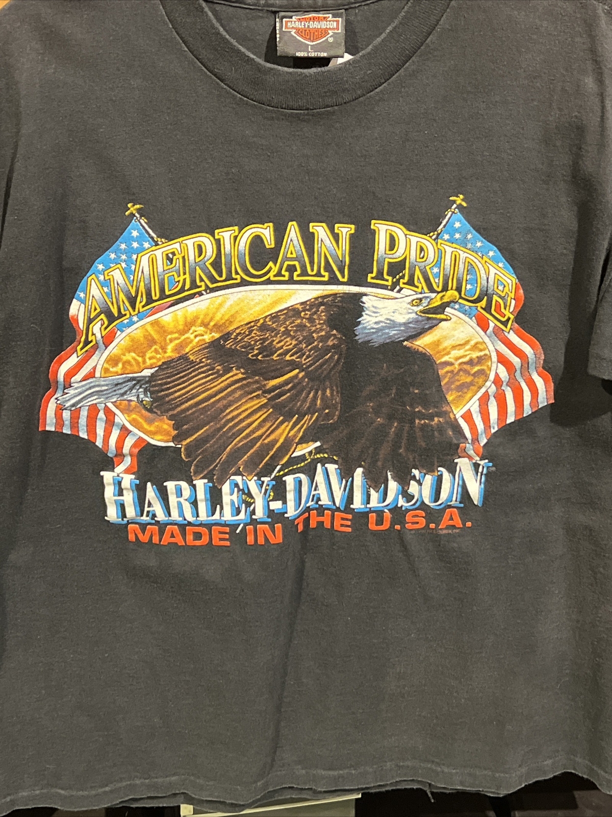 T-shirt Harley-Davidson Graphic Holoubek Williamsburg VA - Taille L Gris, Occasion TBE