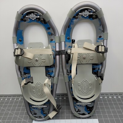 LL Bean Kids Snow Shoes Winter Walker 19” Youth Blue GUC