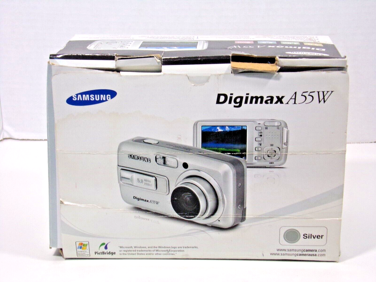 Samsung Digimax 5MP Digital Camera - A55W - 4.8x Zoom