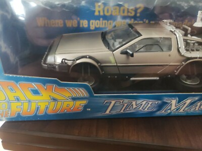 SUN STAR BACK TO FUTURE 1 TIME MACHINE 1:18 SCALE DELOREAN | eBay