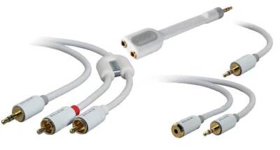 Belkin Audio Cable Kit für Portable Musik Player iPod iPhone iPad MP3 Apple TOP