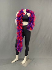 65 Gram Red/Purple Chandelle Boa