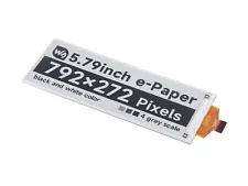 Waveshar 5.79inch E-Paper Raw Display, E-ink Display, 792x272 Black/White, SPI