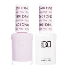 DND Match UV Gel + Nail Polish #601 Ballet Pink