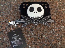 Nightmare Before Christmas Jack Skellington Small Snap / Zip Wallet Glow in Dark