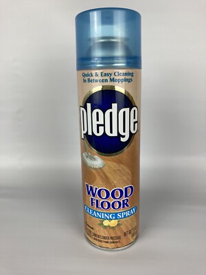 VINTAGE 1998 New Pledge 17 Oz. Wood Floor Cleaning Spray Discontinued Prop