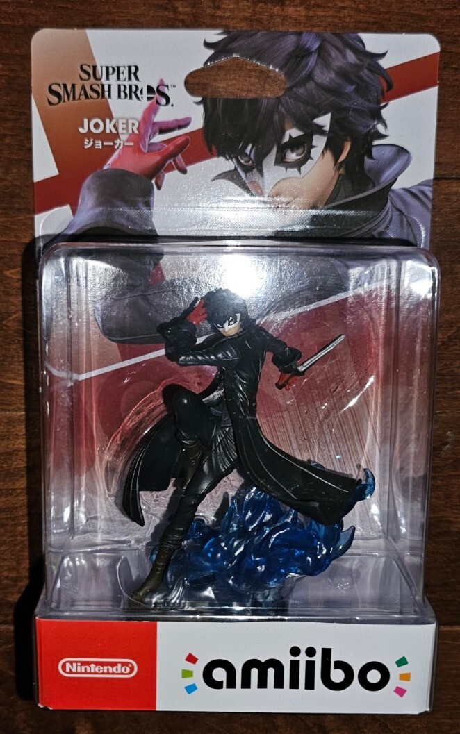 Super Smash Bros Amiibo Joker Persona Ultimate Switch Wii U 3DS L@@K