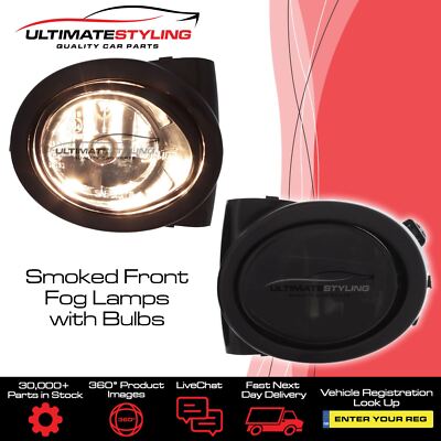 BMW E39 Smoked Front Fog lights Kit Pair For M Sport M3 M5 With Bezels Surrounds